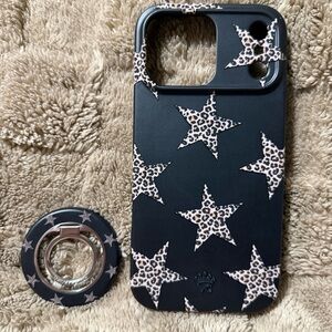 Velvet Caviar Rockstar Girlfriend Case and Grip Ring for IPhone 17 Pro Max